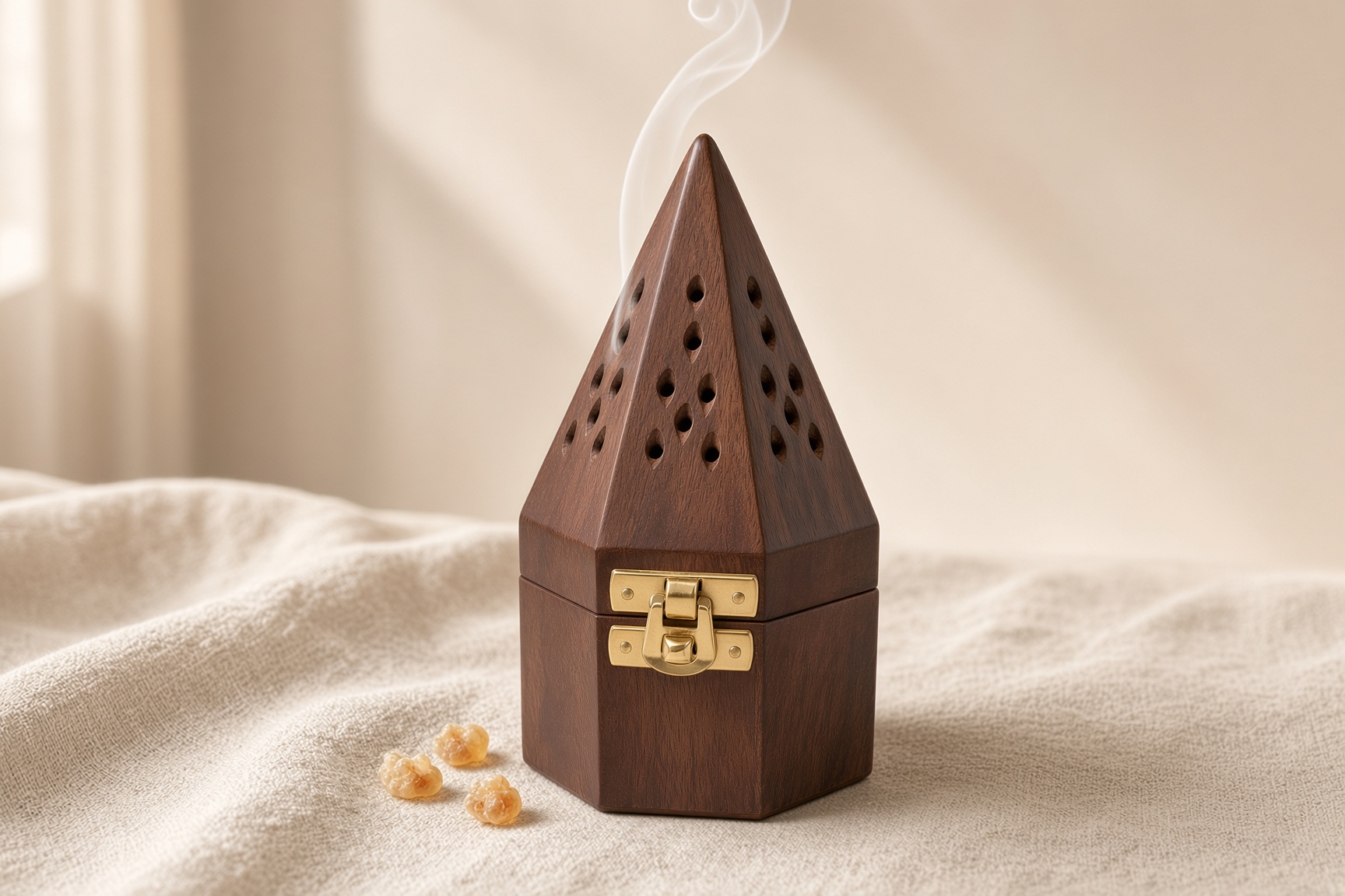 Frankincense for the room, and for the cup.